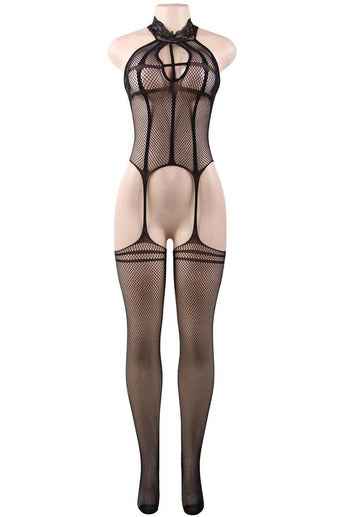 Fishnet Lace Top bodystockings - Image 3