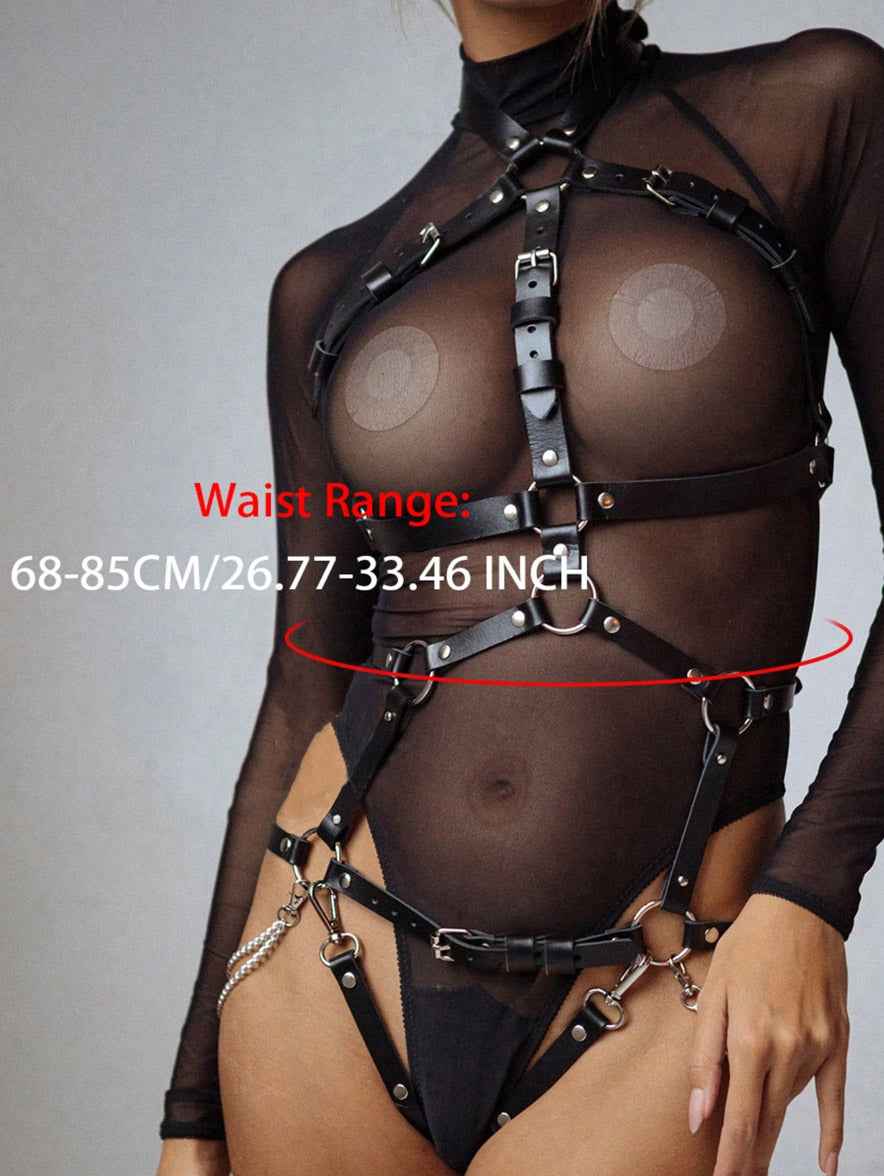 Harness Bondage Bodysuit Lingerie - Image 2