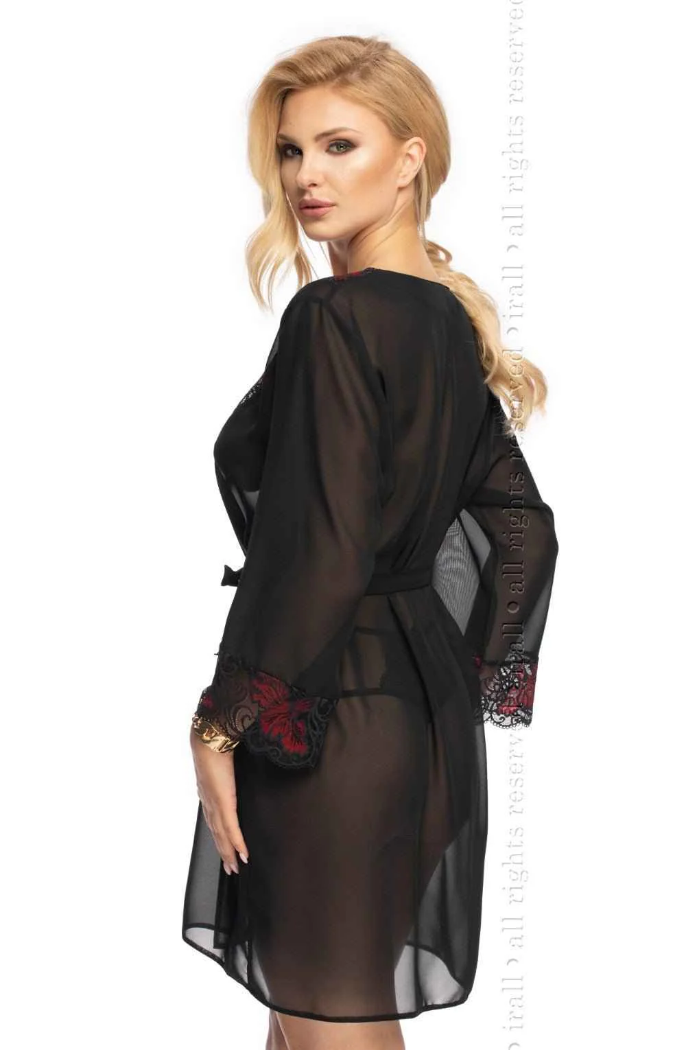 Irall Erotic Oriana Gown Black - Image 2