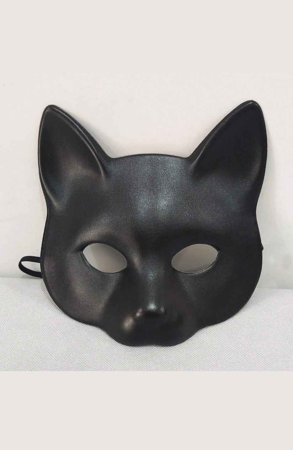 PU Leather Black Cat Mask - Image 2