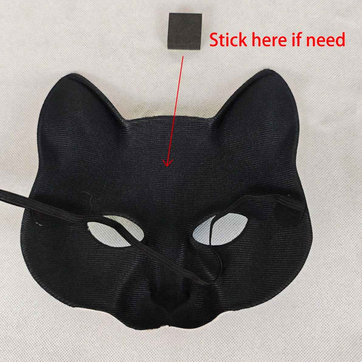 PU Leather Black Cat Mask - Image 4
