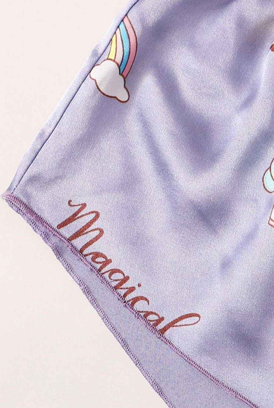 Satin Bralet And Short PJ Night Set - Image 5