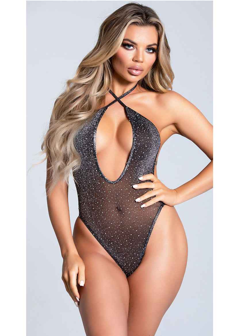 Seductive V Glitter Boddy Teddy - Image 3