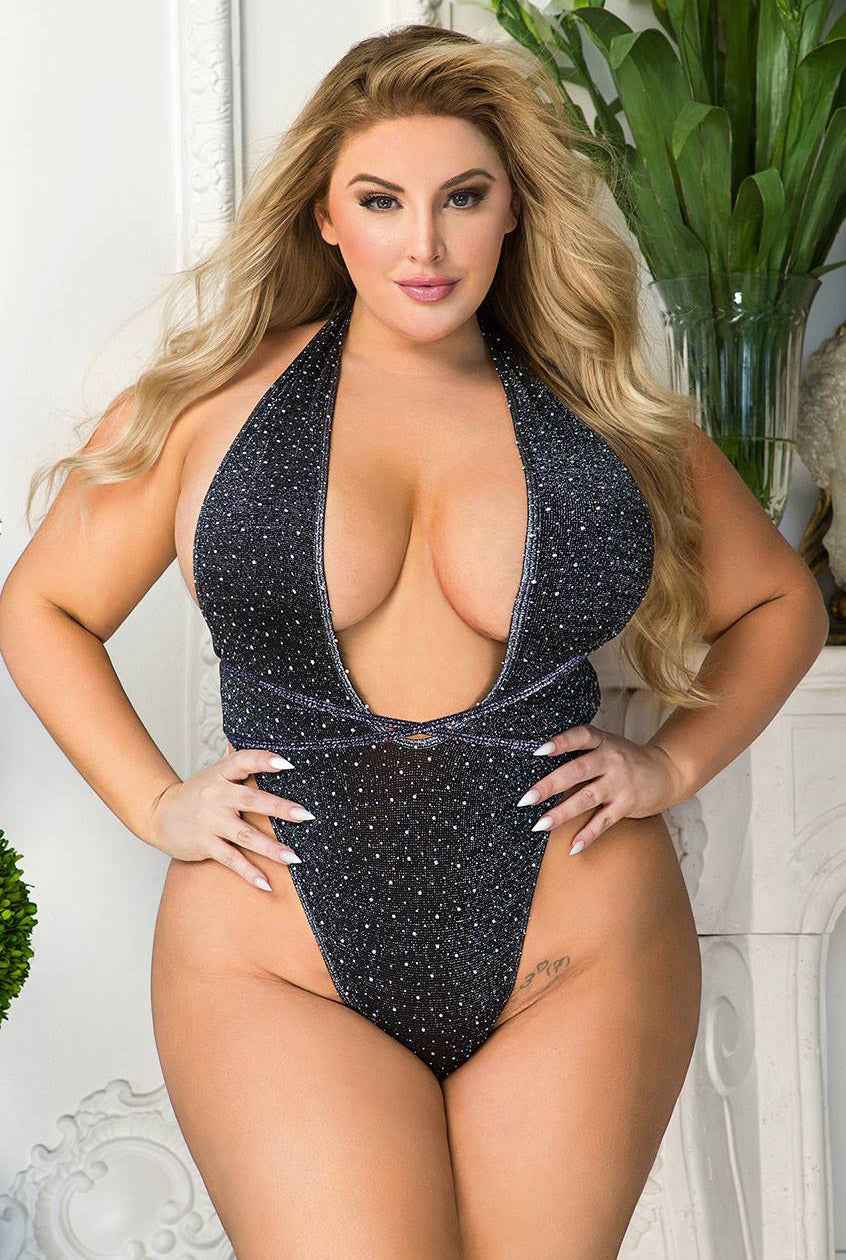 Seductive V Glitter Boddy Teddy - Image 6