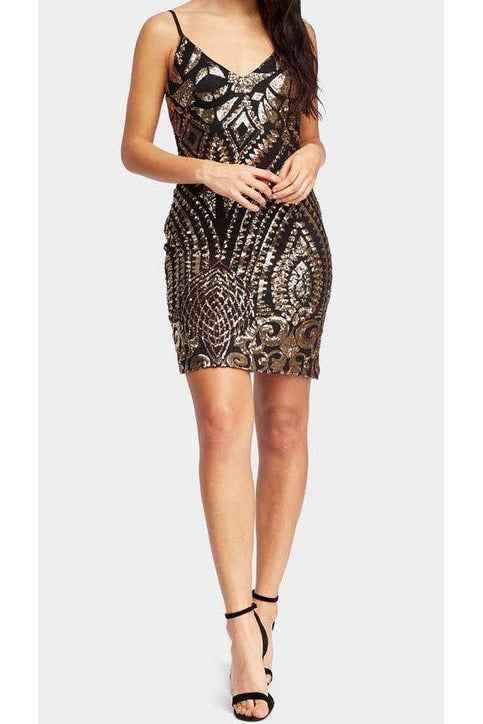 Sequin Strappy Mini Dress - Image 6