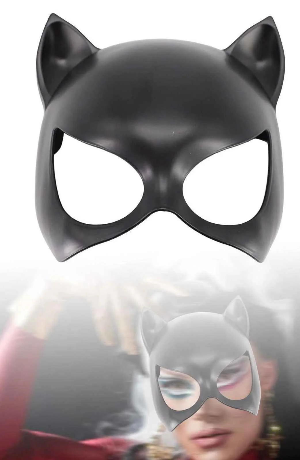 Sexy Black Cat Mask - Image 3