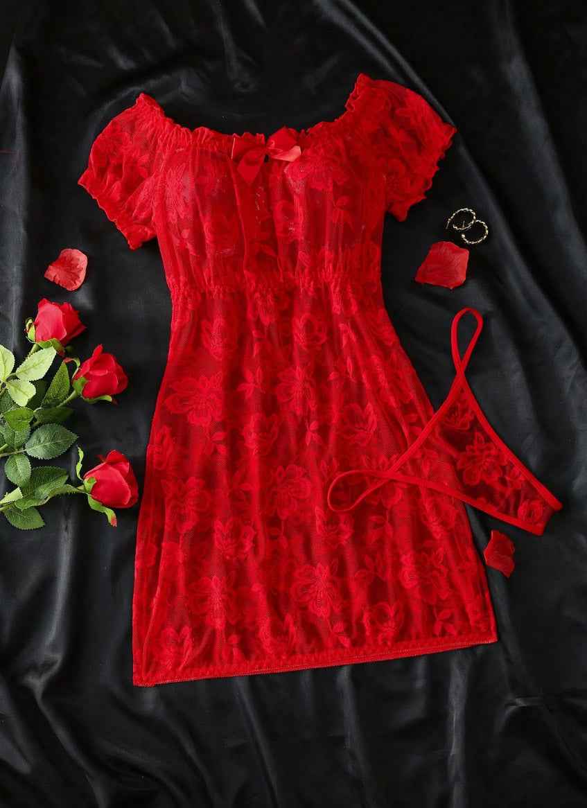 Sexy Floral Mini Dress - Image 4