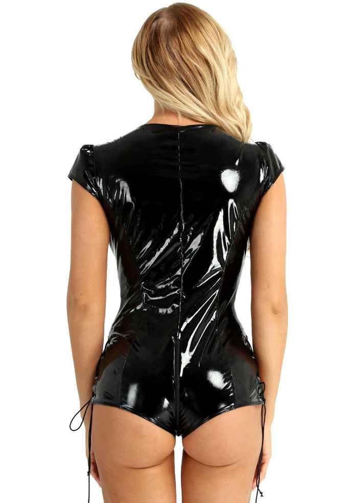 Sexy Imagination Lace-up Bodysuit - Image 4