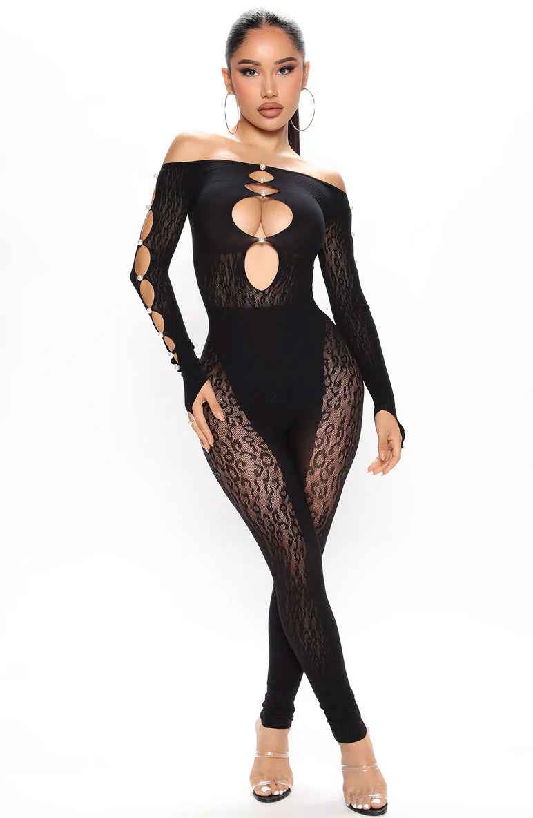 Sierra Seamless Jumpsuit - Black