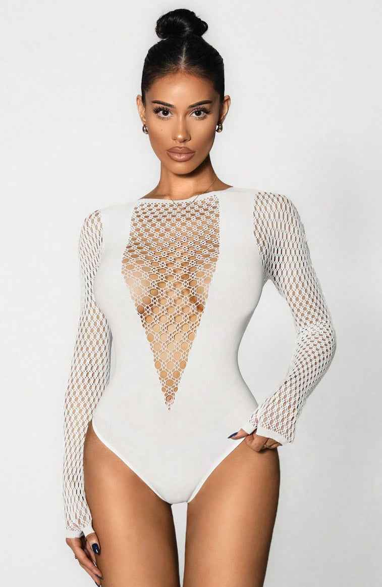 The Yummy Seamless Bodysuit - White - Image 2